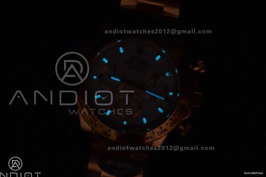 Bracelet BTF Daytona 1:1 Edition 755 on SA Best TravelReady Green Dial 116508 YG 1210